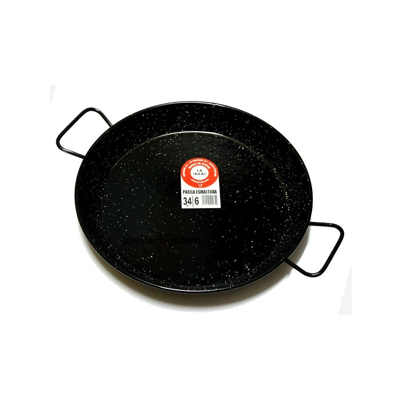 IBILI Paella pan Premier 34 cm of Stainless Steel, Silver
