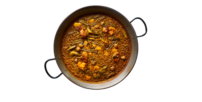 receta paella valenciana